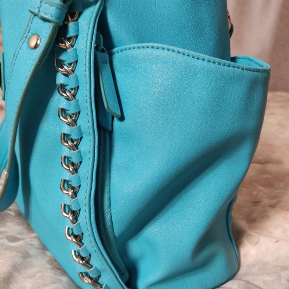 Nicole Miller Teal Brand New Handbag - Picture 3 of 6